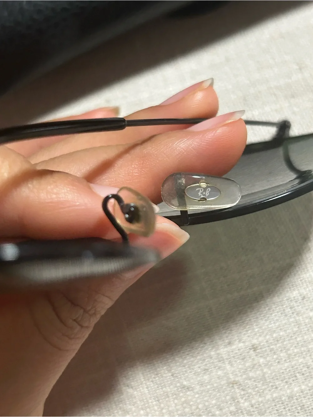Ray-Ban Black Aviator Sunglasses with Case